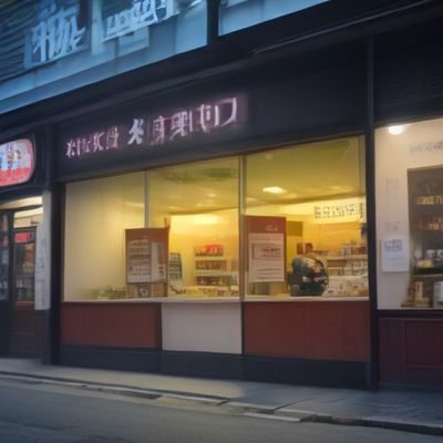 内容运营小满在咖啡店用笔记本电脑整理我附近的音乐会清单，窗外是城市街道